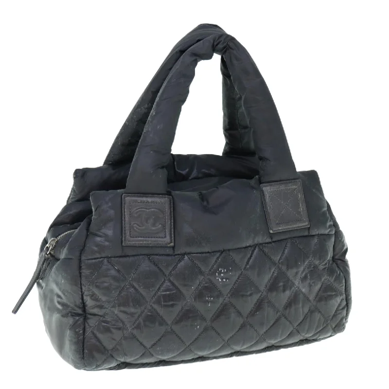 Chanel Limited Edition Handbag for CollectorsCHANEL Cococoon Shoulder Bag Nylon Black CC  bs11077