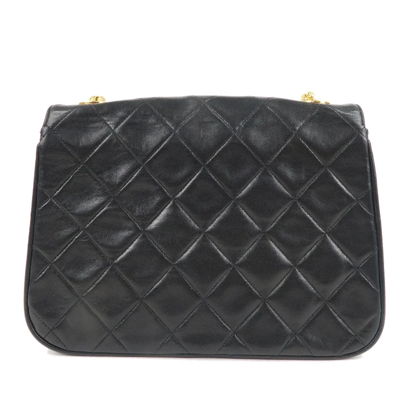 Chanel All - Match Handbag for Versatile StylingCHANEL Matelasse Lamb Skin Bijoux Chain Shoulder Bag Black