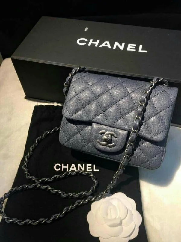 Chanel All - Match Handbag for Versatile StylingChanel Mini Flap Bag Grey