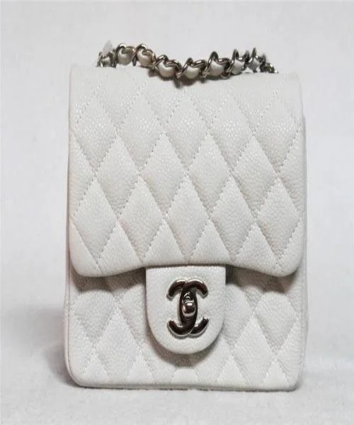 Chanel Black Handbag for Business MeetingsChanel Mini Flap Bag White