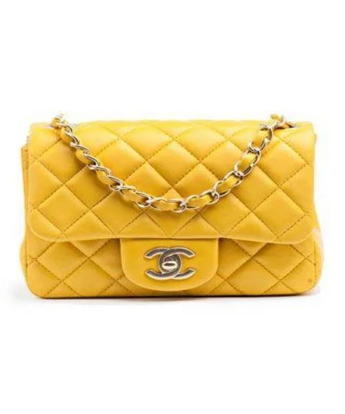 Chanel Designer Handbag with Unique DesignChanel Mini Flap Bag Yellow