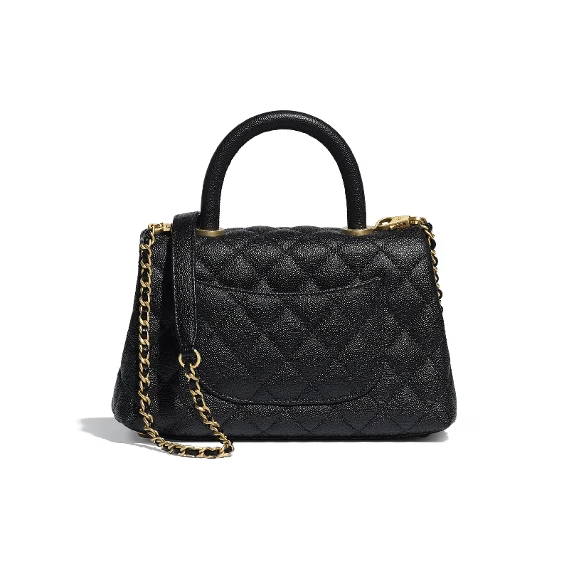 Chanel Vintage Inspired Handbag for Retro LoversChanel Small Flap Bag With Top Handle Black