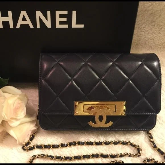 Chanel Colorful Handbag for Spring OutfitsChanel Wallet On Chain – WOC Golden Class Calfskin Black