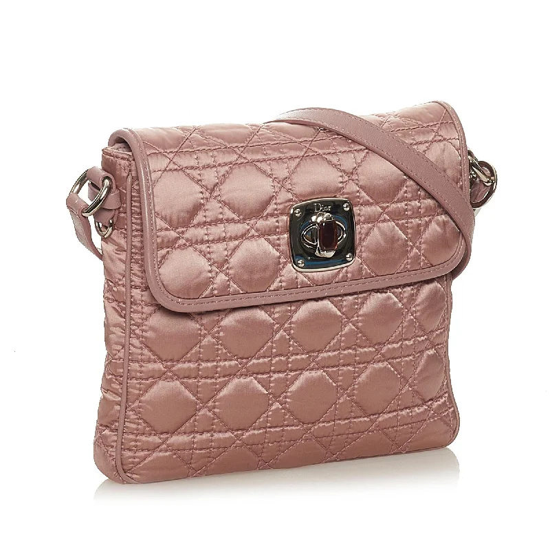 High - fashion Christian Dior bags with a geometric patternDior Cannage Nylon Crossbody Bag