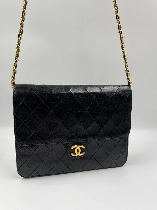 Chanel Colorful Handbag for Spring OutfitsVintage Black Chanel Flap Bag