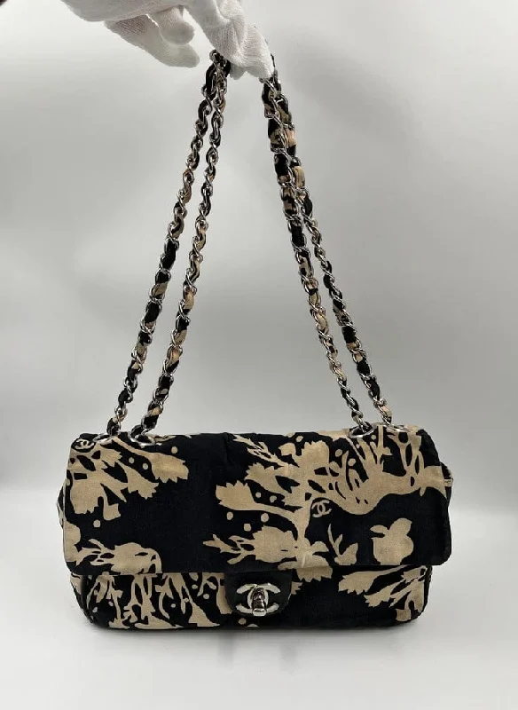 Chanel Small Crossbody Bag for TravelVintage Chanel Floral Printed Flap Bag