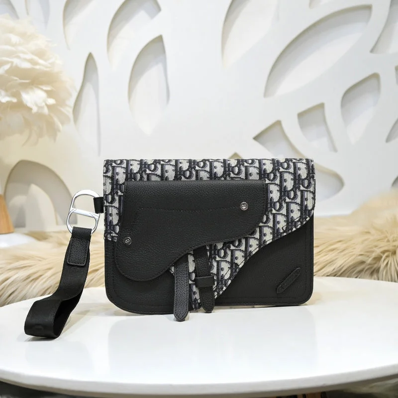 Christian Dior Saddle bags with a distressed leather finishWF - Dior Bags - 289