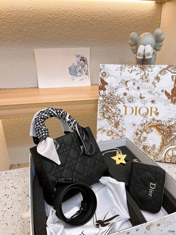 Christian Dior bags with a quilted pattern and gold - toned hardwareWF - Dior Bags - 301